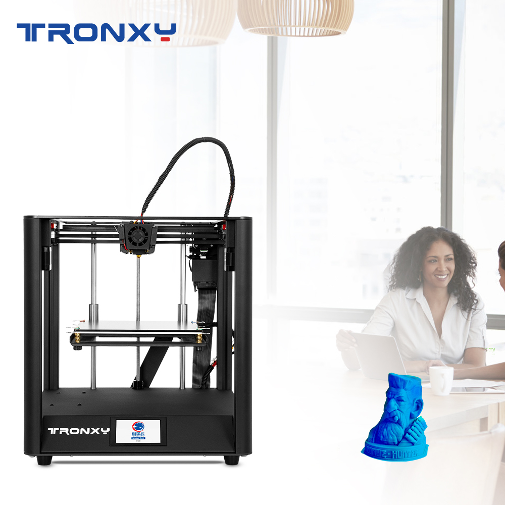 TRONXY D01 Quickly Assemble 3D Printer Ultra Quiet Mode Titan Extruder Acrylic Mask Power Recovery Filament Detection