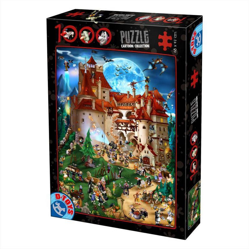 D-Toys Transylvania Castle Jigsaw Puzzle - 1000pc