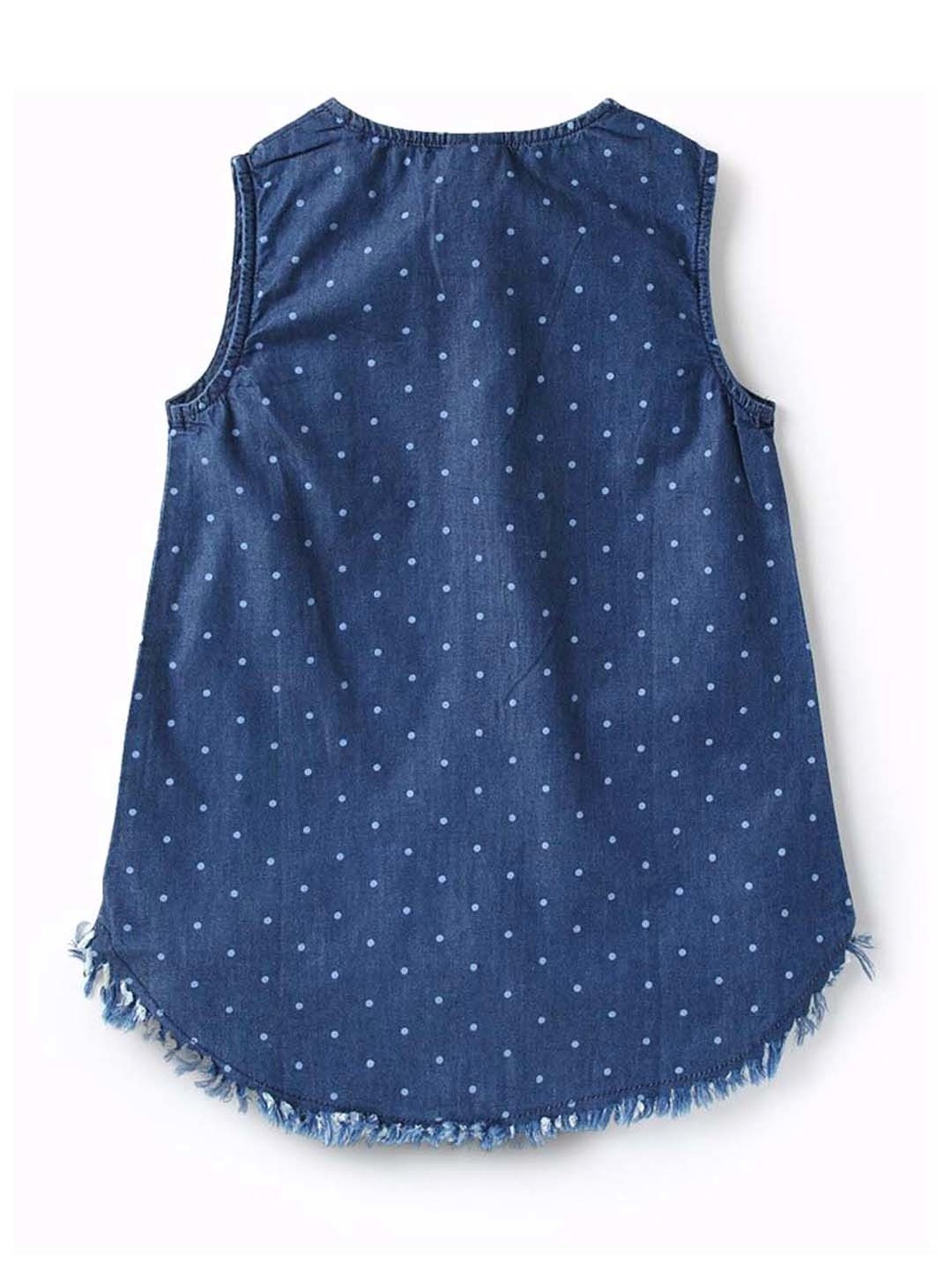 612 League Kids Blue Cotton Printed Top