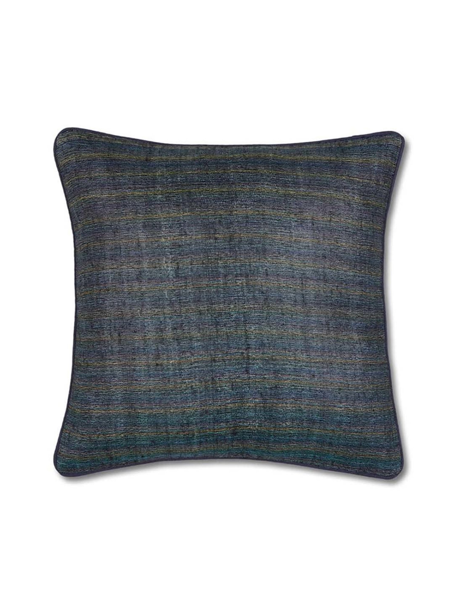 Fabindia Deeva -Tasar Black Silk Cushion Cover