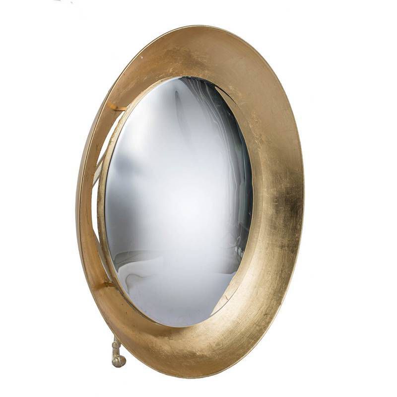31" Wall Mirror with LED Lighting Gold - A&B Home