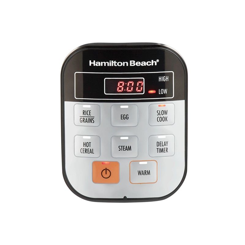 Hamilton Beach 1.5qt  Digital Rice Cooker - Silver