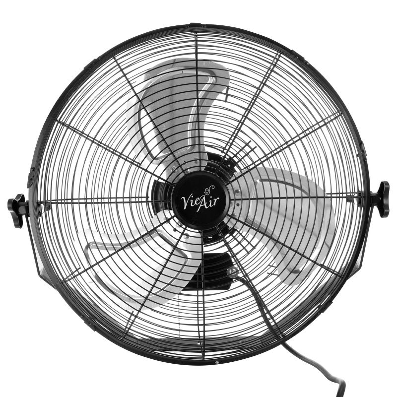 Air King 18" 1/6 HP 3-Speed Adjustable Height Floor Fan with Roll-About Stand