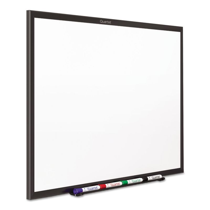 Quartet Classic Melamine Dry Erase Board 48 x 36 White Surface Black Frame S534B