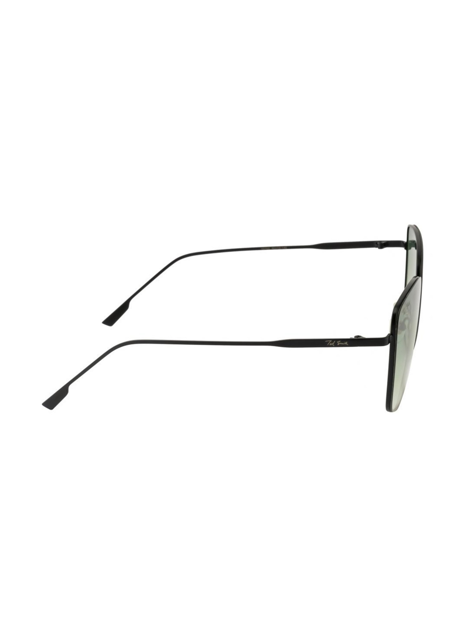 Ted Smith BEUNIQ_C5 Green Gradient Square Sunglasses