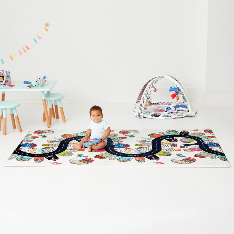 Skip Hop Double Play Reversible Playmat - Vibrant Village