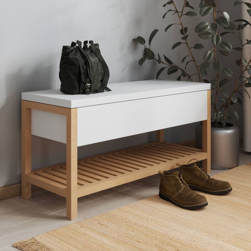 35" Emery Bench White - RST Brands