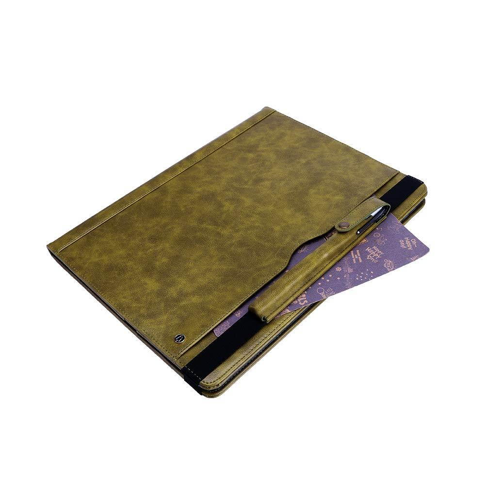 UUcovers iPad 9.7 Inch Case Premium PU Leather Multiply Card Slots AUTO WAKE/SLEEP Folio Wallet Cover with Stand for Apple iPad Air/Air 2,iPad2017/2018-Green