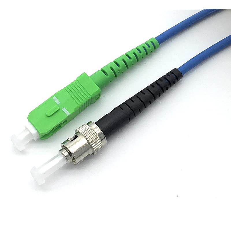Armored Single Mode Simplex Fiber Optic Cables SCAPC UPC FC LC SC ST SM SX 1M SCAPC to ST