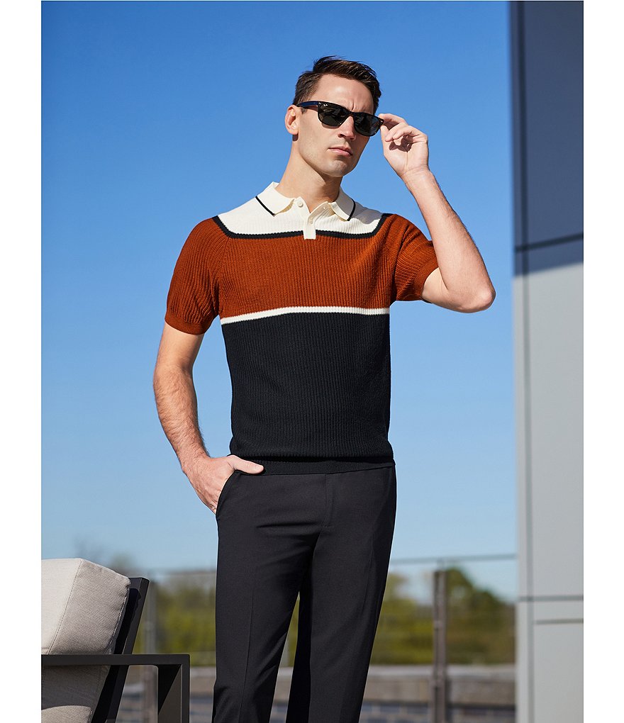 Murano Collezione Evan Extra Slim-Fit Performance Bi-Stretch Solid Suit Separates Dress Pants