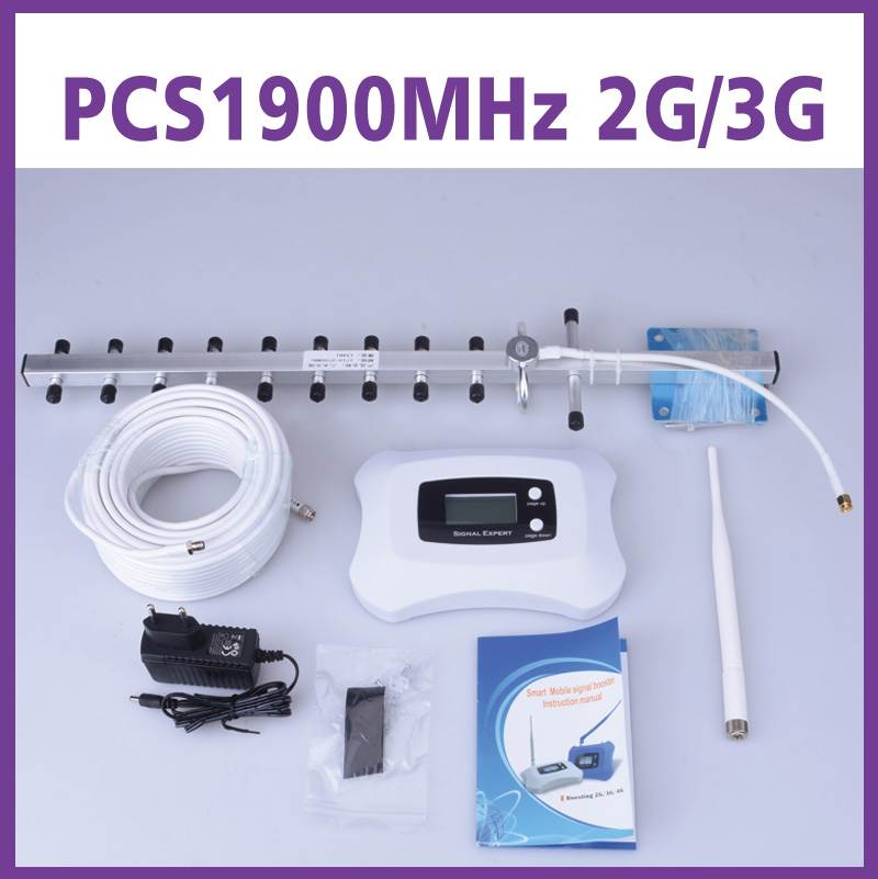 ATNJ High Quality! Dual Band 1800/2100MHz Mobile Signal Booster 2G 3G 4G Signal Repeater Amplifier with Long range