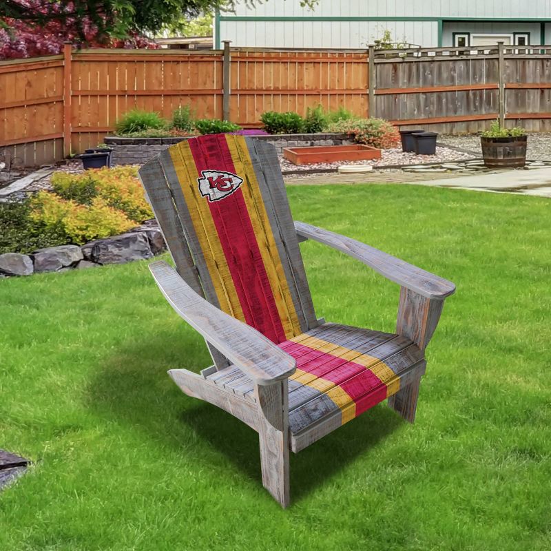 NFL Kansas City Chiefs Wooden Adirondack Chair