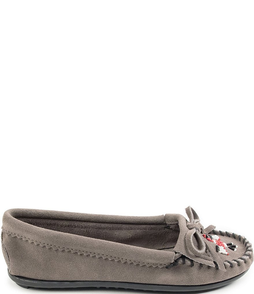 Minnetonka Thunderbird II Beaded Suede Moccasins