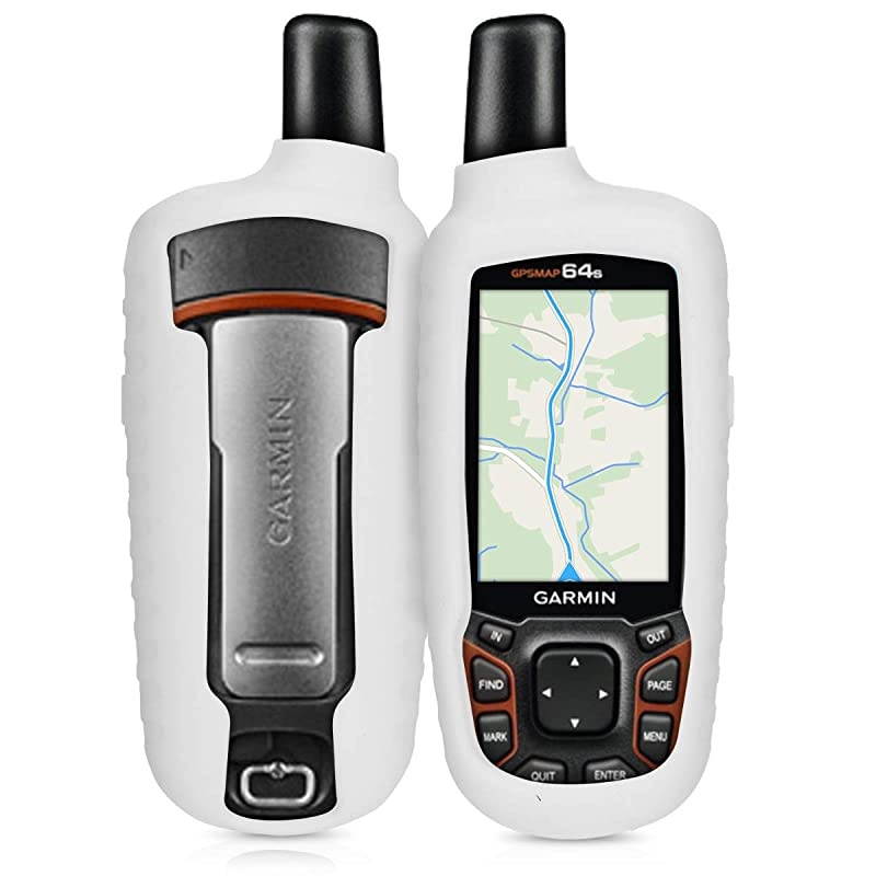 Case Compatible with Garmin GPSMAP 64 64s 64st GPS Handset Navigation System Soft Silicone Skin Protective Cover White