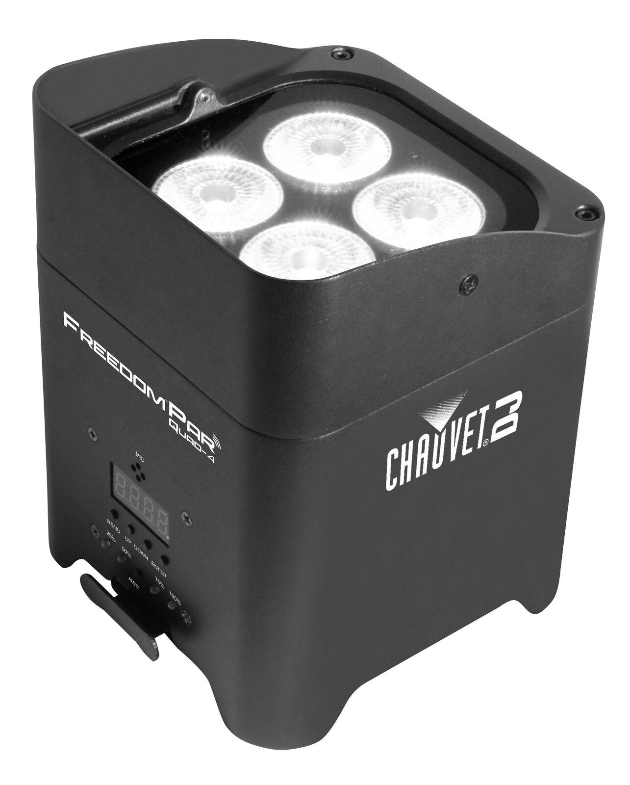 4 Chauvet DJ Freedom Par Quad 4 Wireless Wash Lights w/DMX Controller & cables