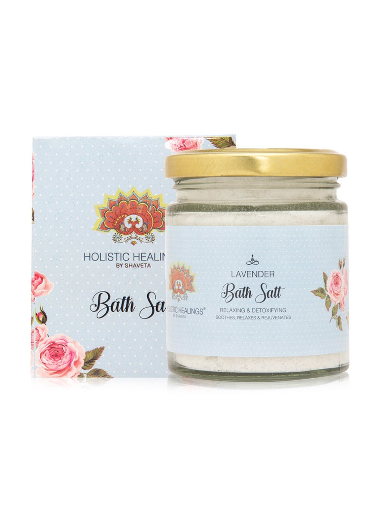 Holistic Healings By Shaveta Bath Salt Lavender - 200 gm