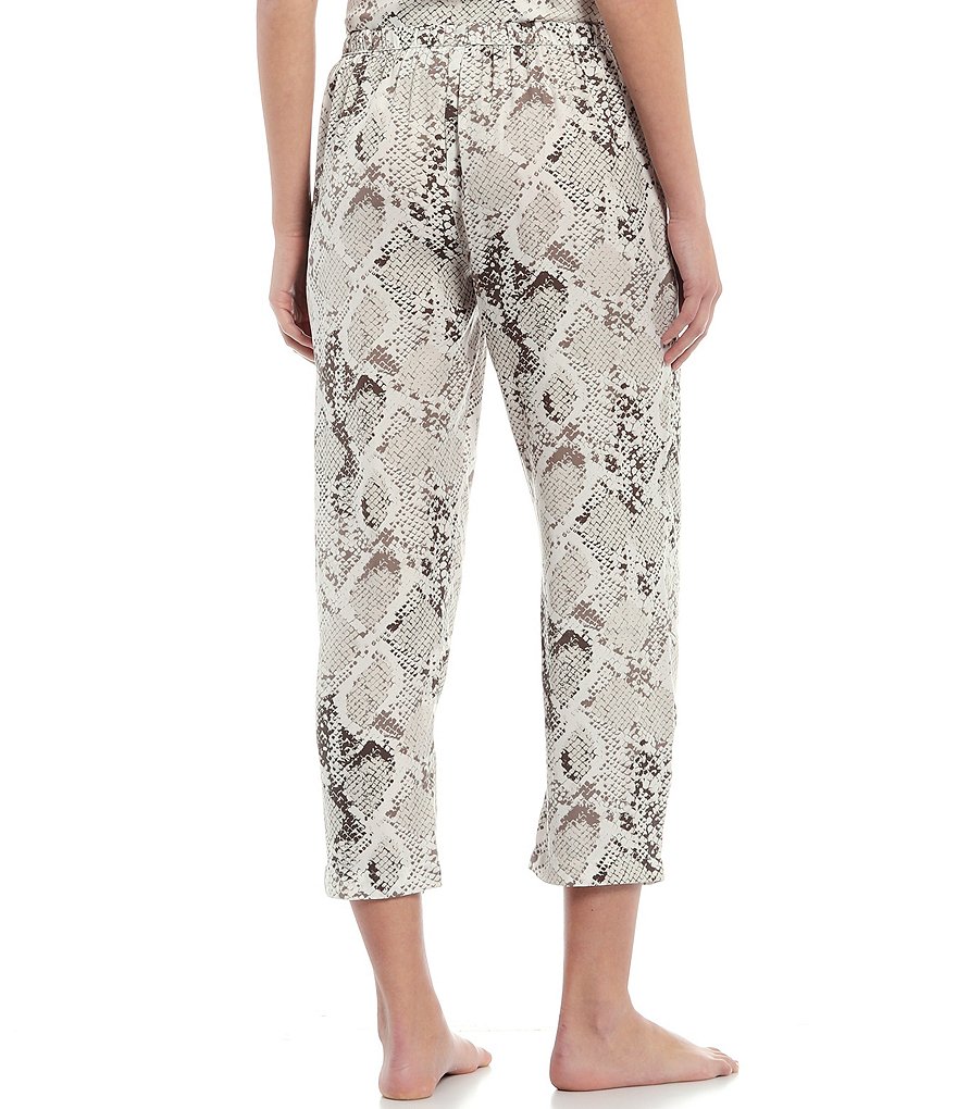 Donna Karan Abstract Print Knit Sleep Pants