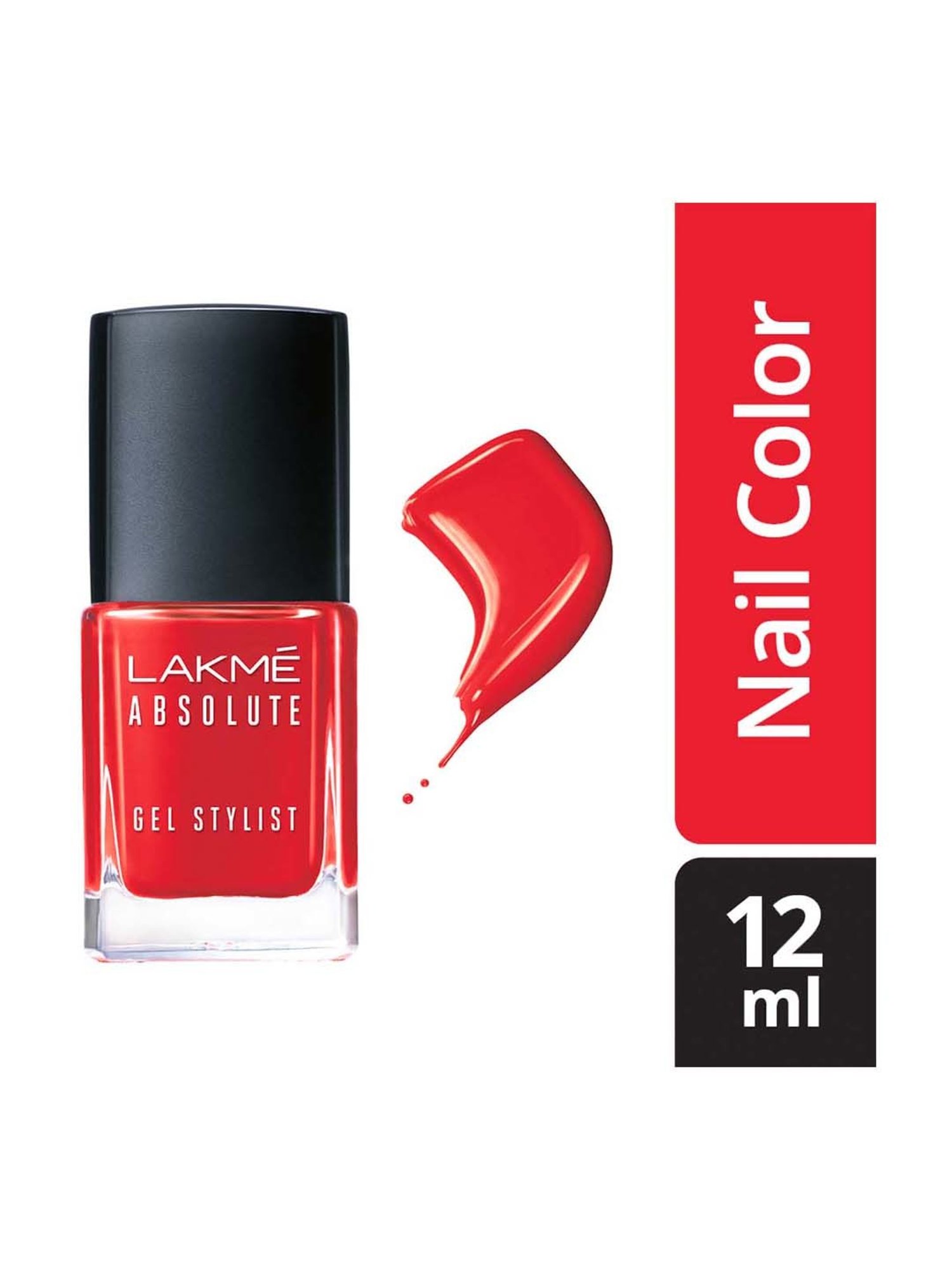 Lakme Absolute Gel Stylist Nail Color Blazing - 12 ml