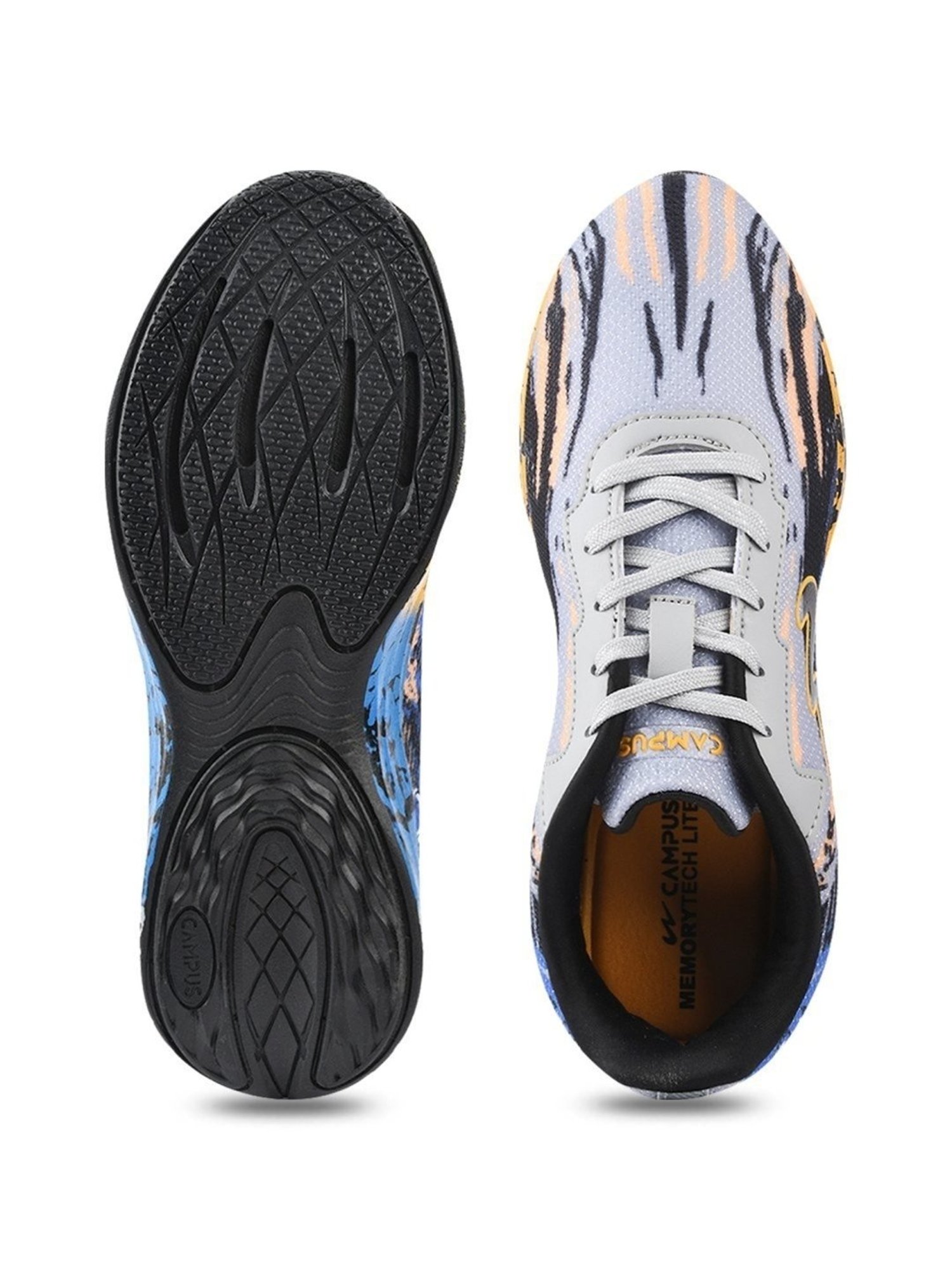 Campus Women's CAMP SHIMMER Grey Running Shoes