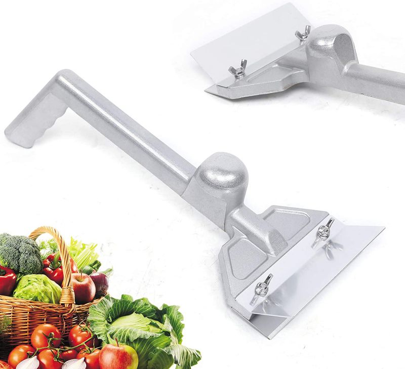 LOYALHEARTDY Frying Table Cleaning Shovel, Stainless Steel Barbecue Scraper, Barbecue Accessory Tool Set, With 4 Replacement Blades