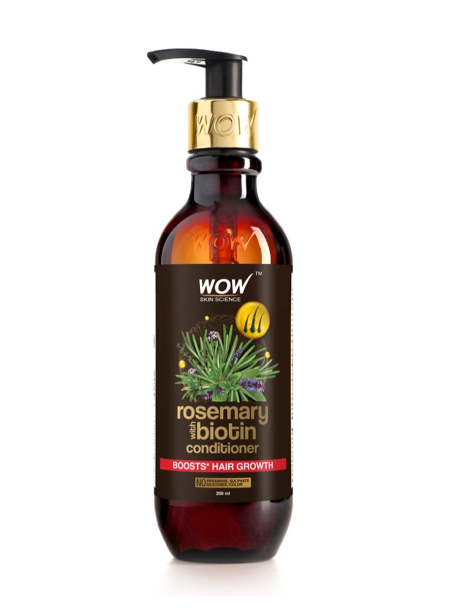 WOW Skin Science Rosemary with Biotin Conditioner - 250 ml