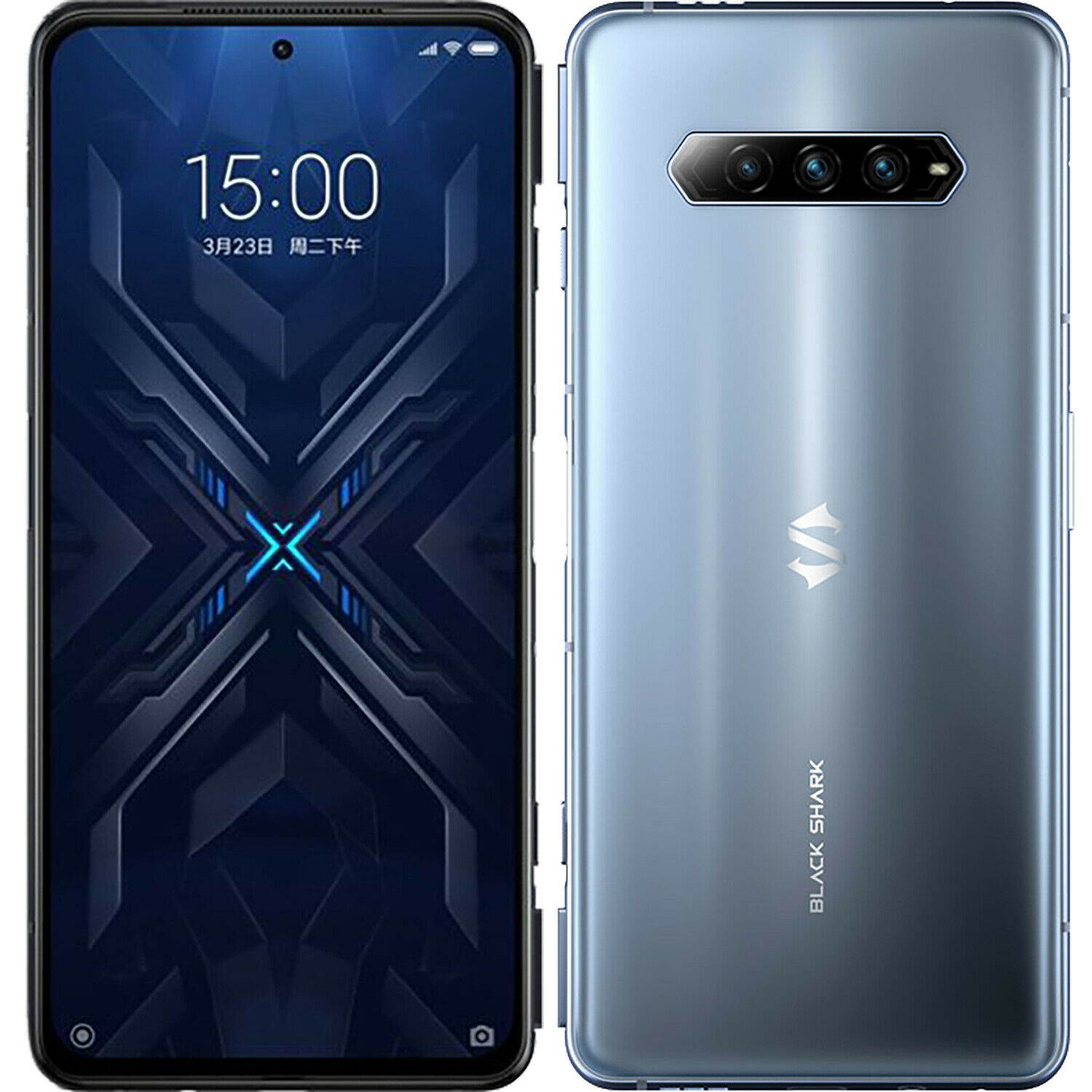 Black Shark 4 Dual-SIM 128GB ROM + 8GB RAM (GSM | CDMA) Factory Unlocked 5G Android Smartphone (Pale Grey) - International Version