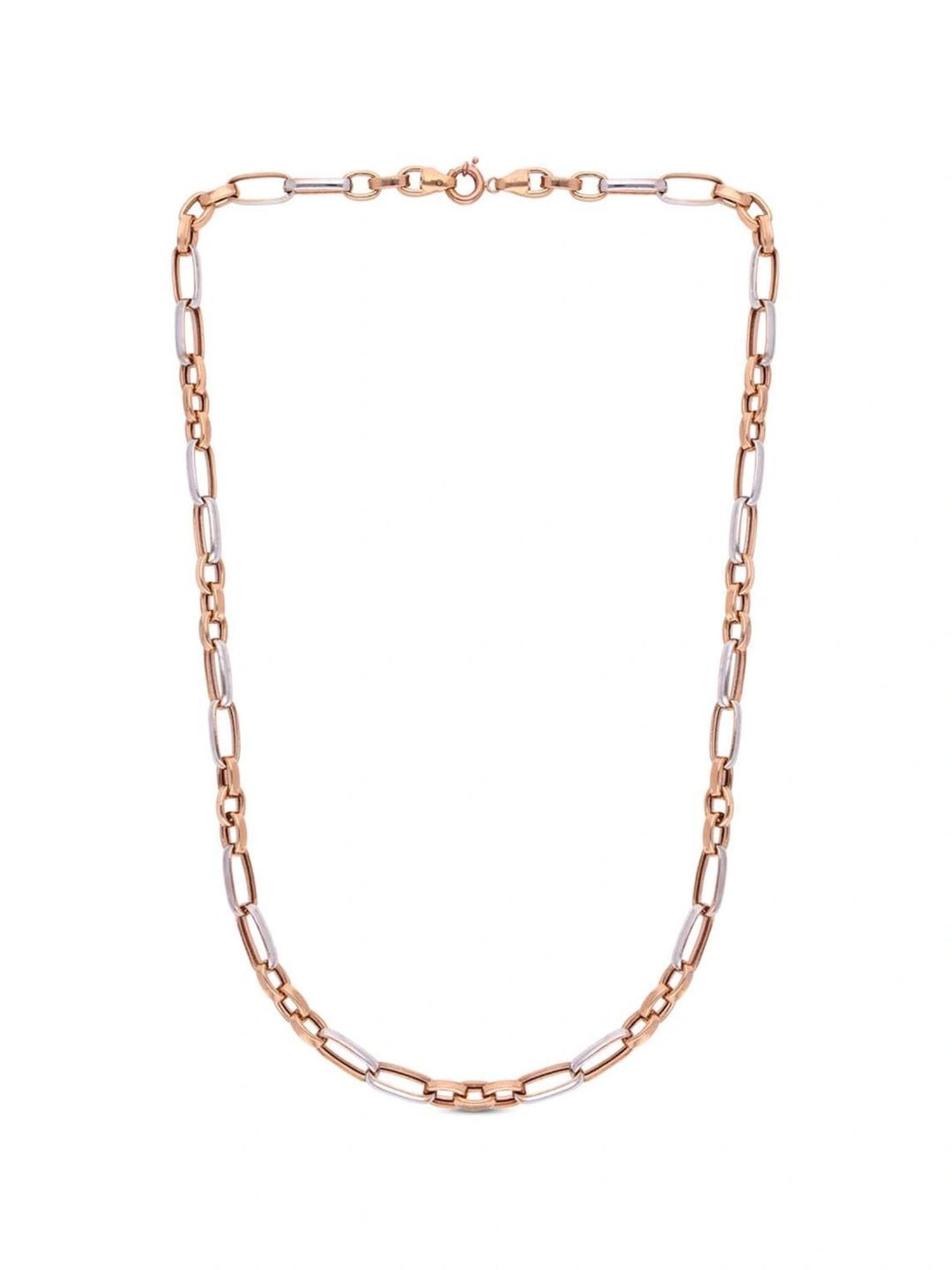 CKC Stylish Two-Tone Men's Fancy Chain