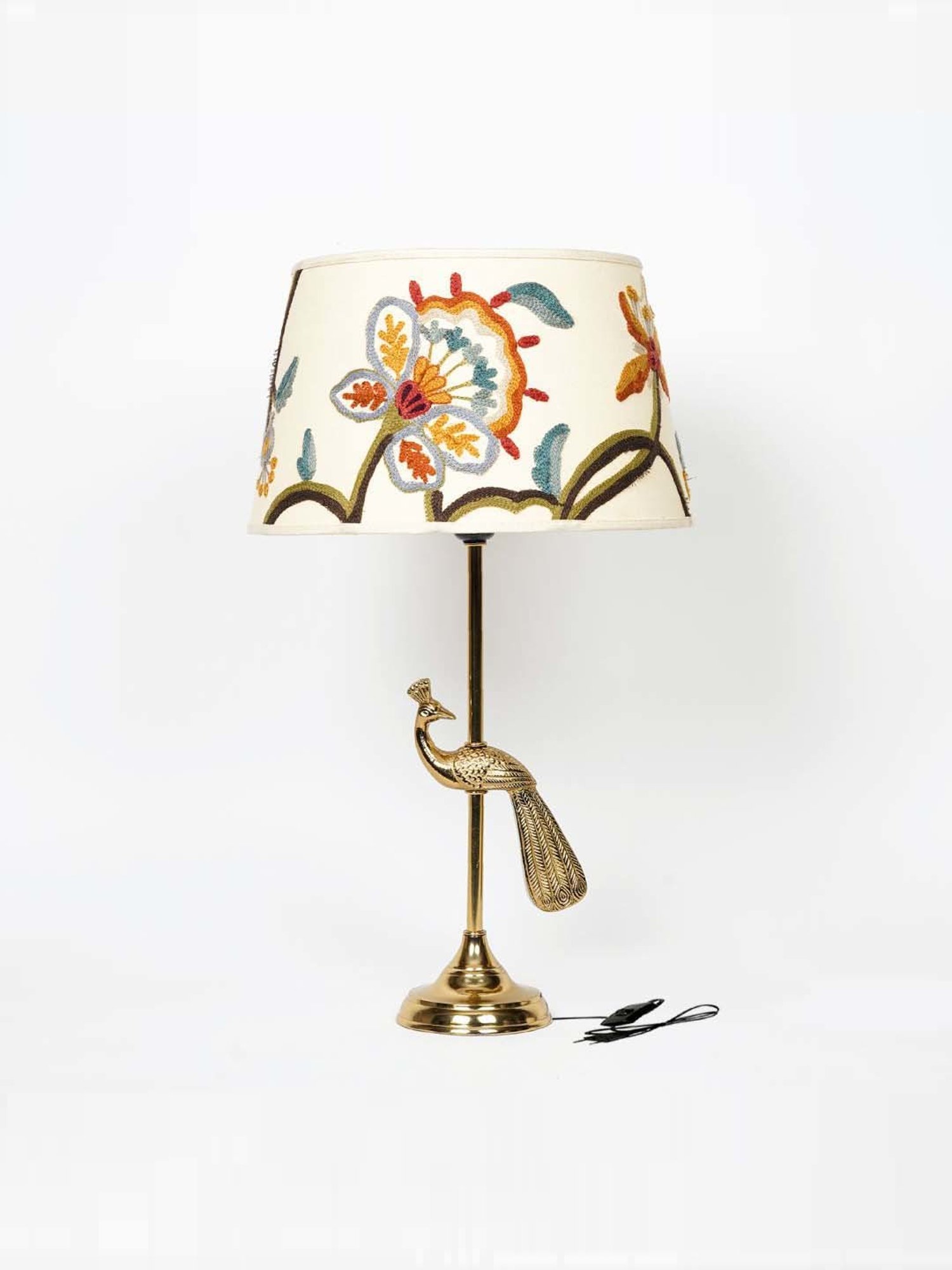 DecorativeRay Red PVC Study Table Lamp - Set of 1