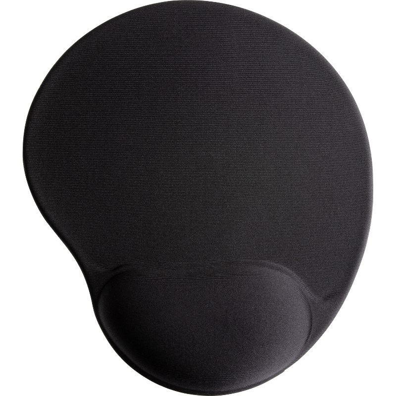Compucessory Gel Mouse Pad Wrist Rest 9"x10"x1" Black 55151