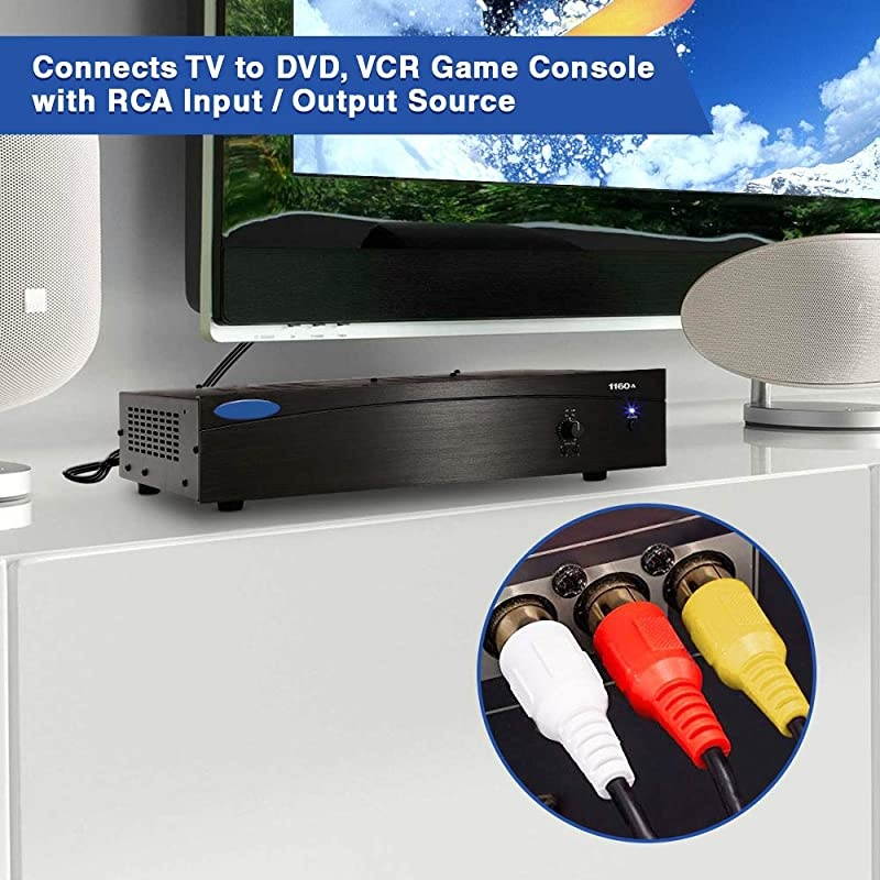RCA Audio Video AV Composite Red White Yellow Stereo Cable Cord Wire for TV to DVD VCR AV Stereo Receiver Game Console System