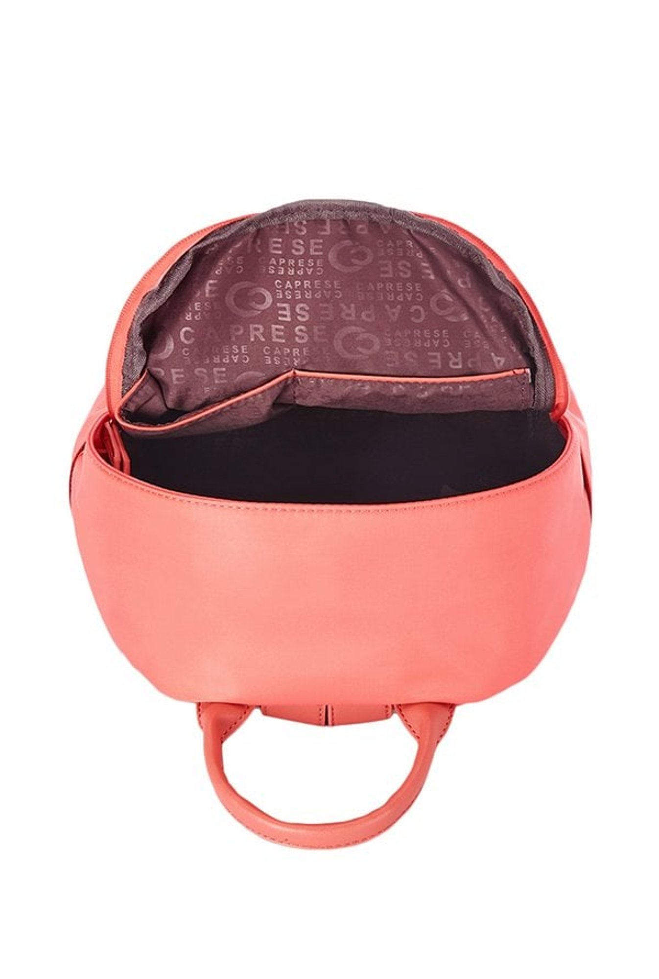 Caprese Peach Solid Backpack
