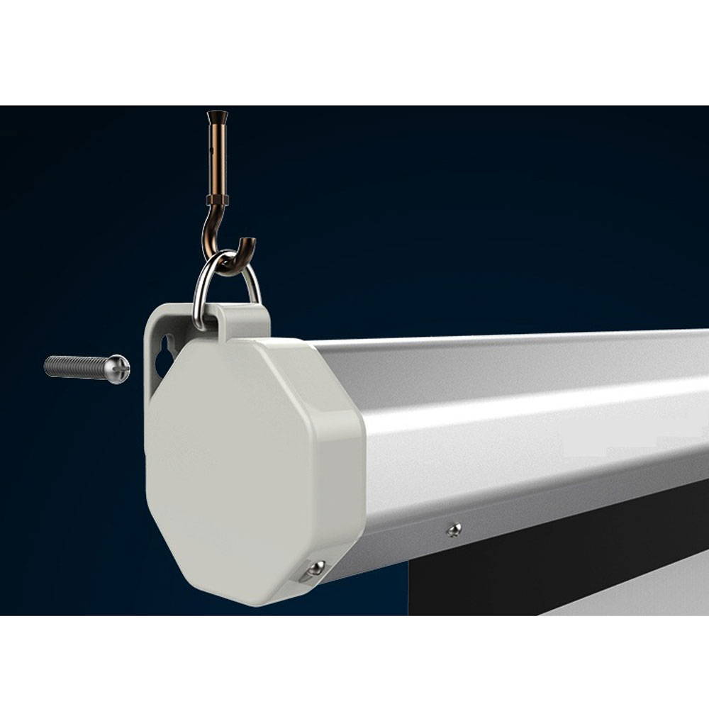 Leadzm 100 INCH 4:3 Manual Projector Screen Matte White