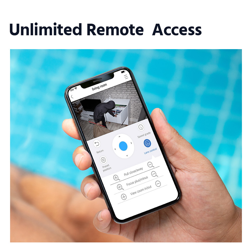 SANNCE 5MP Wireless NVR Security Camera System with 3MP WiFi Cameras Smart Motion Alerts Built-in Mic AI Human Detection 6 Camera No Hdd For Outdoor / Indoor