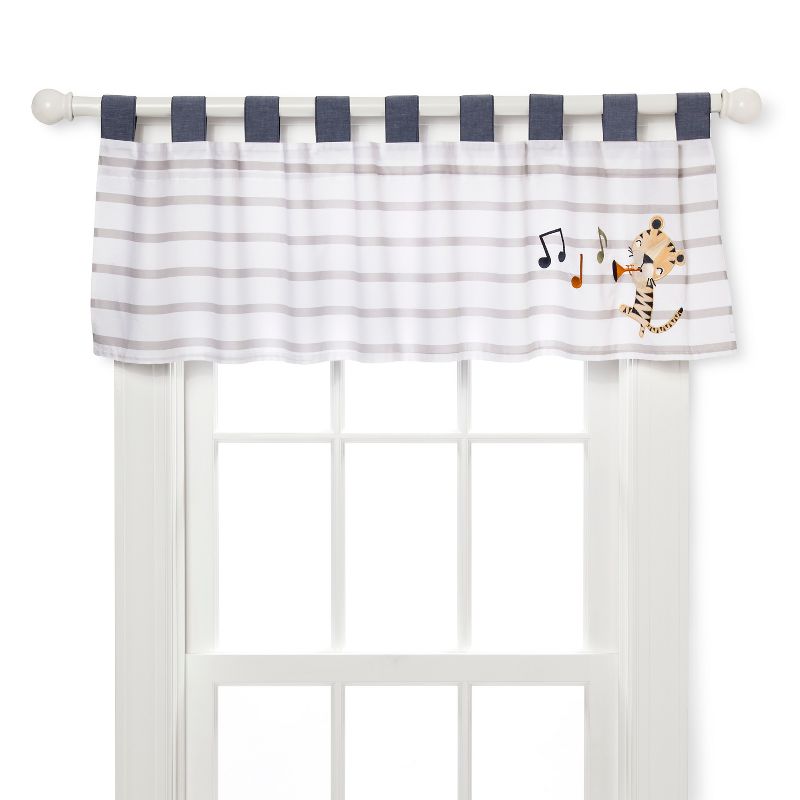 Trend Lab 6 Piece Crib Bedding Set - Safari Rock Band