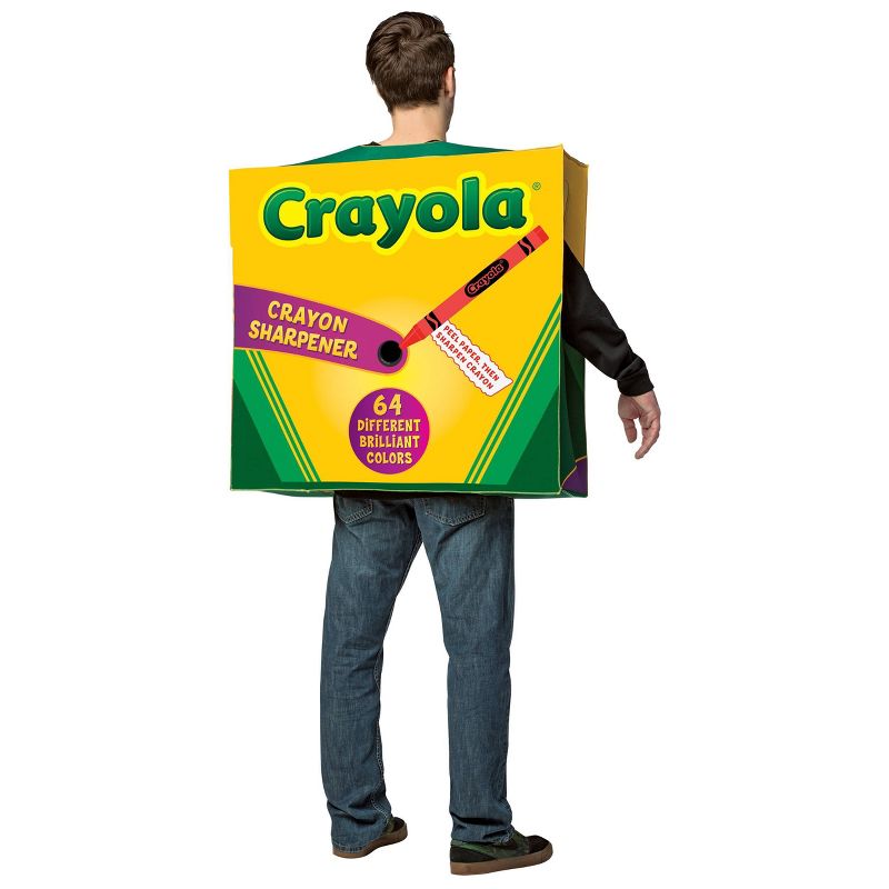 Adult Crayola Crayon Box Halloween Costume One Size