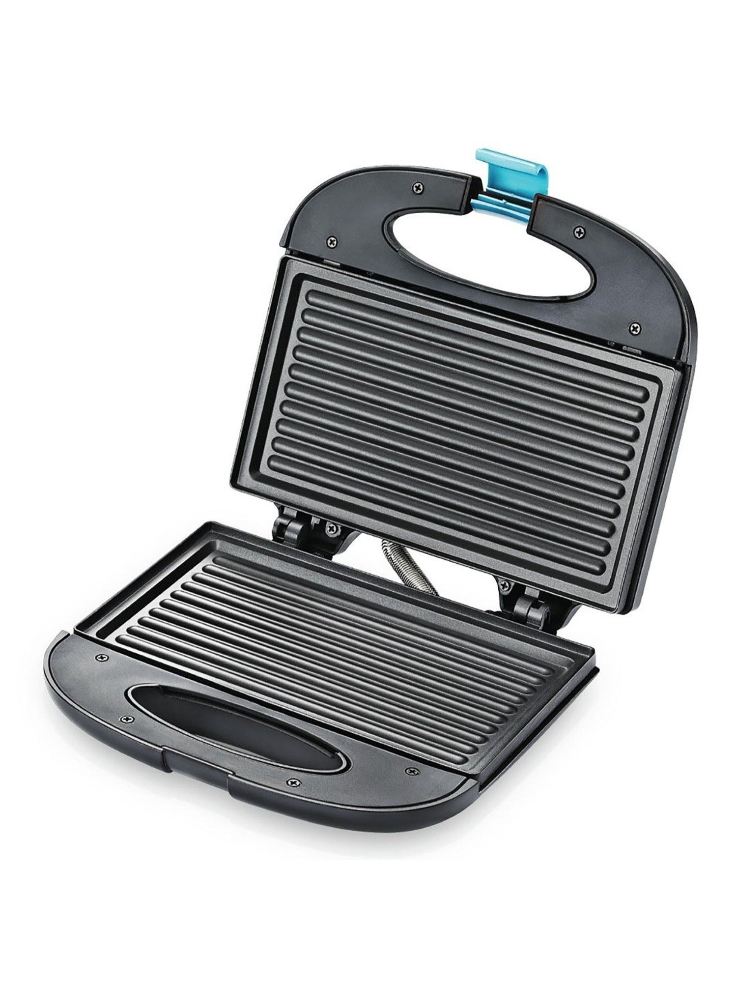Borosil Sandwich Maker 700W Non Stick Coating (Black)