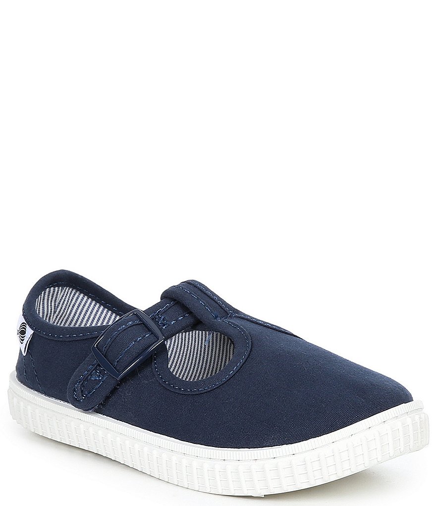 Copper Key Adventure Wear Girl's Bestee-A Washable Canvas T-Strap Sneakers (Toddler)