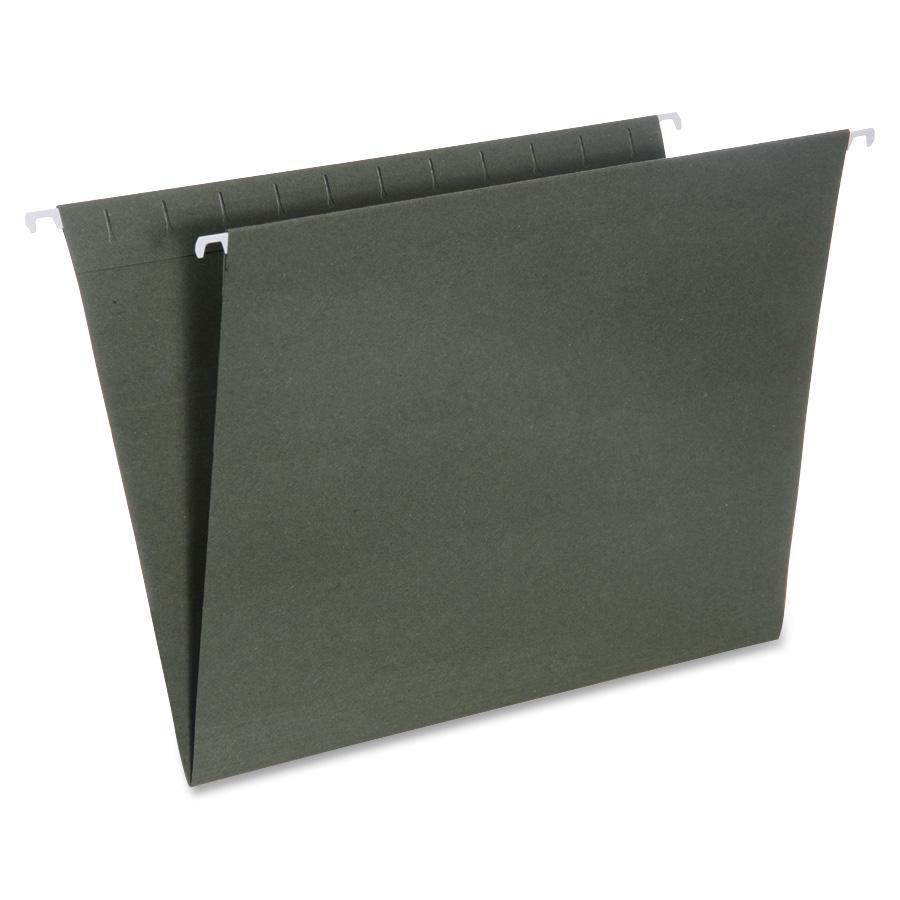 Hanging File Folders 1/3 Cut Letter-size 25/Box Green