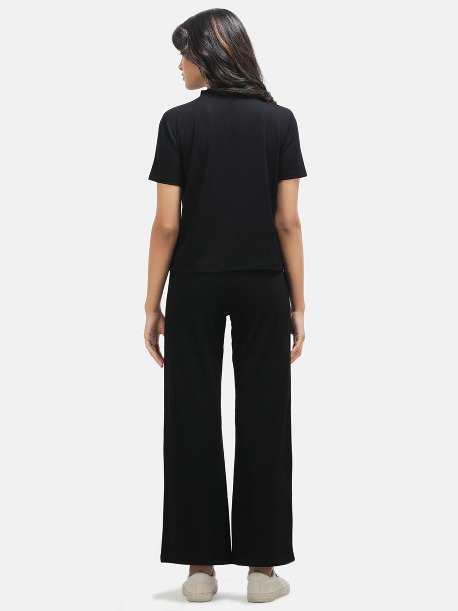 KOI SLEEPWEAR Black Top With Pants