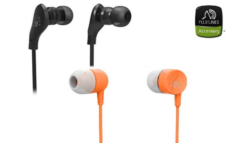 Fuji Labs AUFJ-SQNMS203 AUFJ-SQNMS101 Sonique 2-in-1 Headphones Bundle