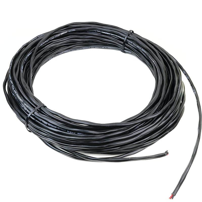 14 AWG 10Feet Direct Burial Speaker and Lighting Wire 2 Channel Pure Oxygen Free Copper High Strand Count