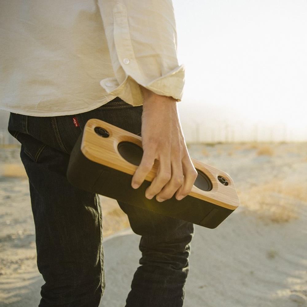 House Of Marley Get Together Mini Bluetooth Speaker, Signature Black, EM-JA013-SB