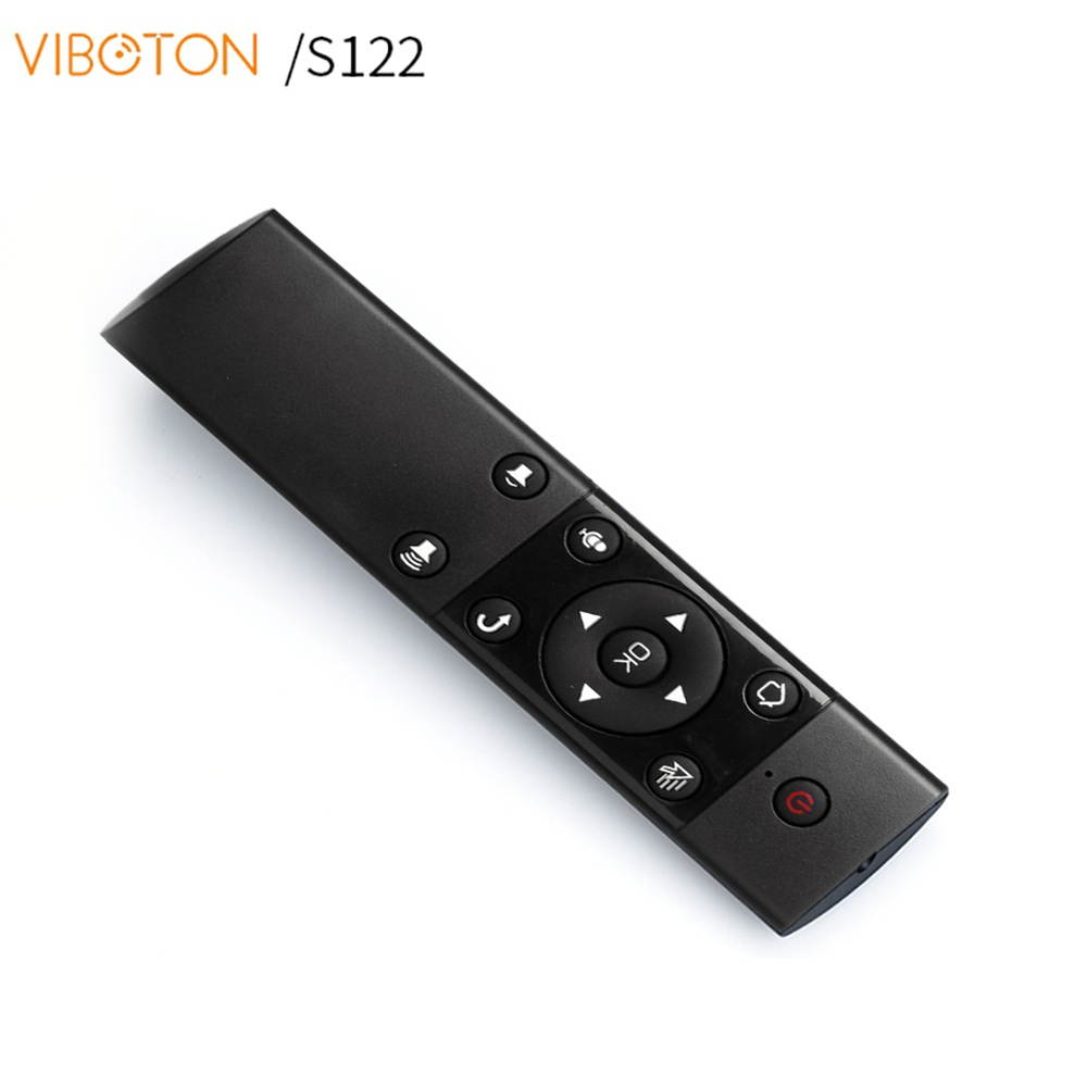 VIBOTON S122 2.4G Wireless Remote Control with USB Receiver Voice Input Function for Android TV Box / Game Console / Computer / Set-top Box