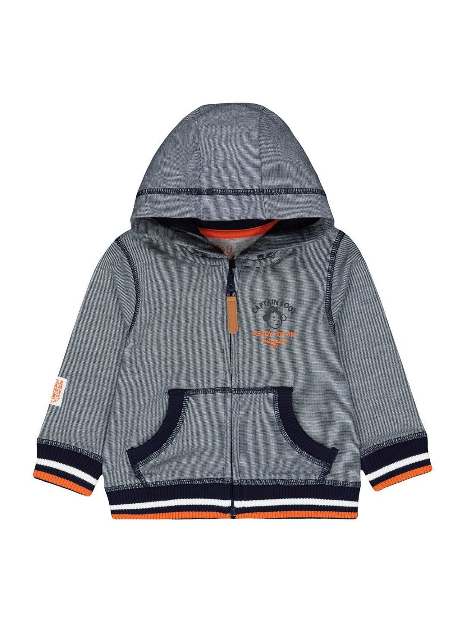 Mothercare Kids Blue Cotton Printed Full Sleeves Sweatshirt