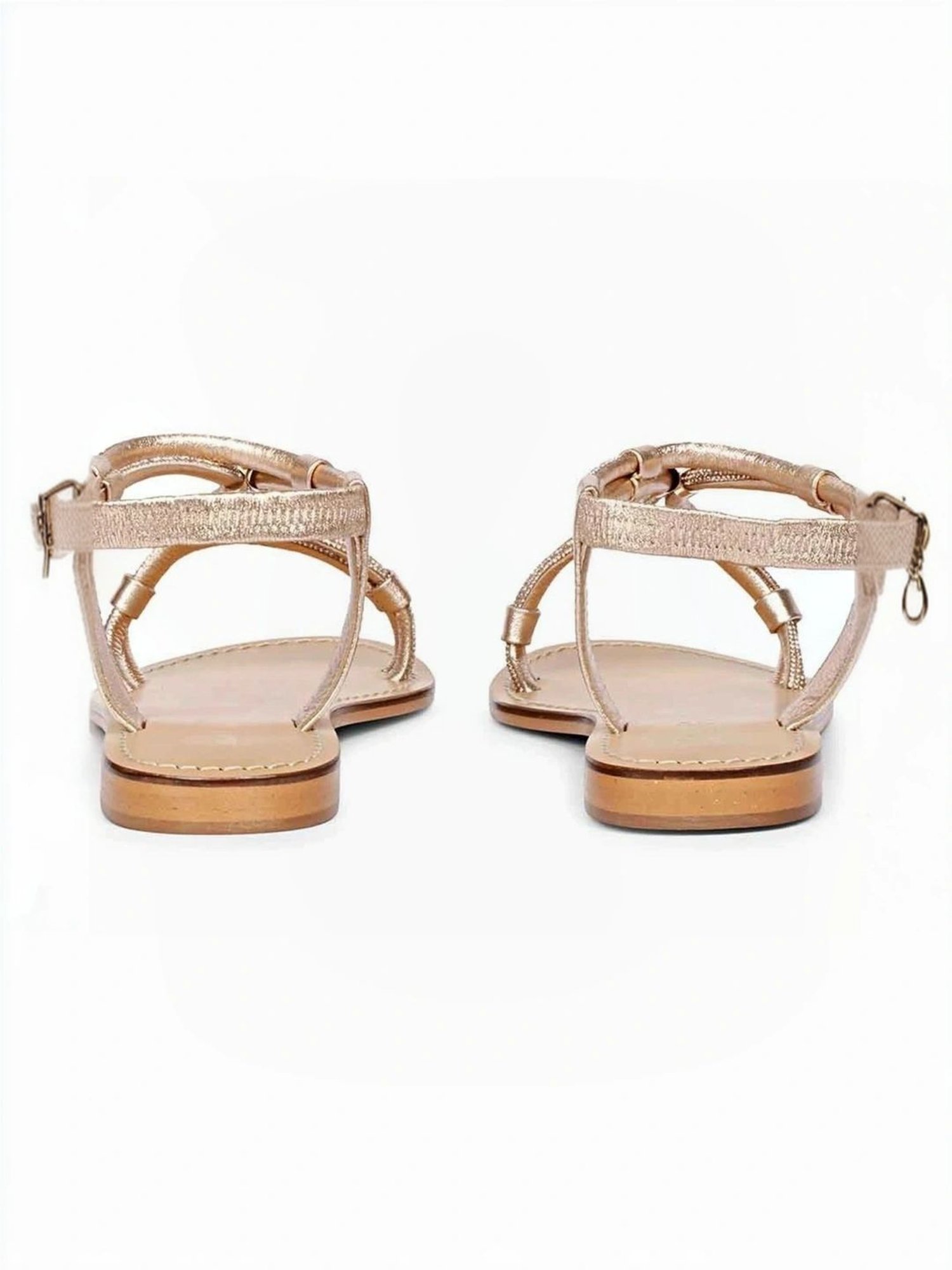 Saint G Women's Andrea Rose Gold Sling Back Sandals