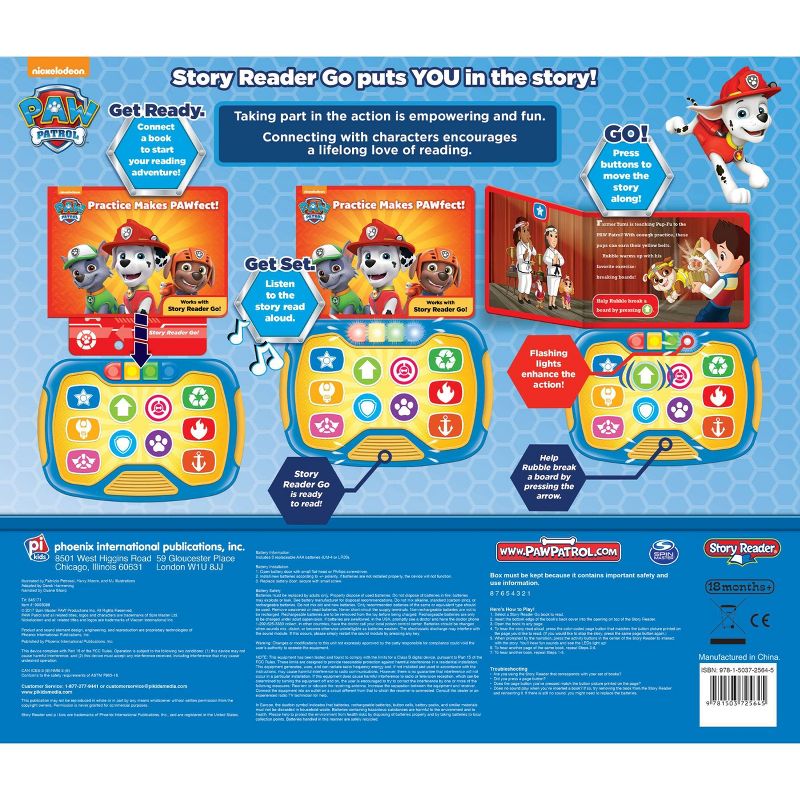 Nickelodeon PAW Patrol Story Reader Go! Electronic 8-book Box Set