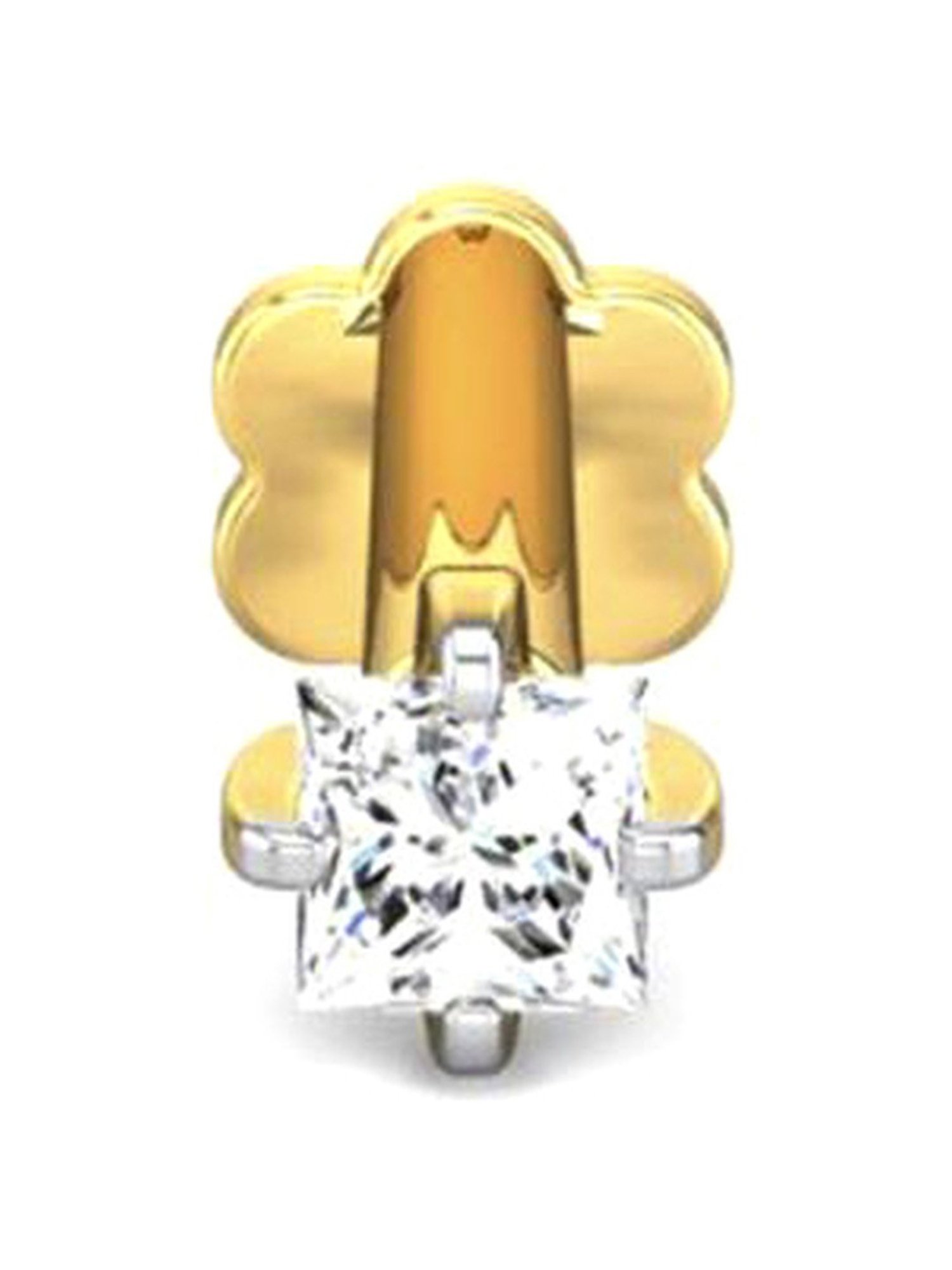 Joyalukkas 18k Gold & Diamond Nosepin