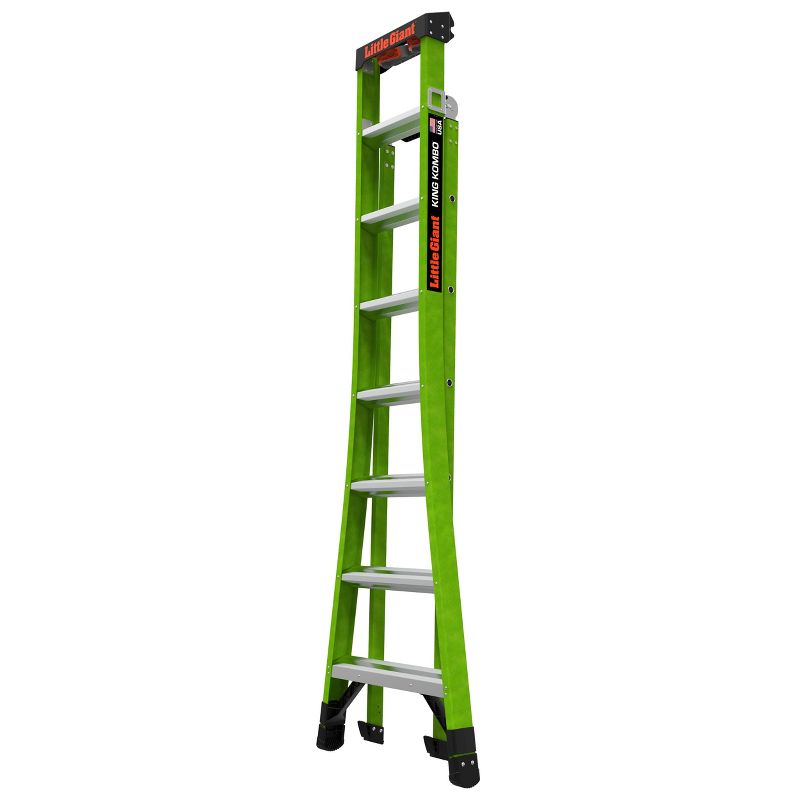 Little Giant Ladder Systems 8' ANSI Type IAA rated Ladder Apple Green