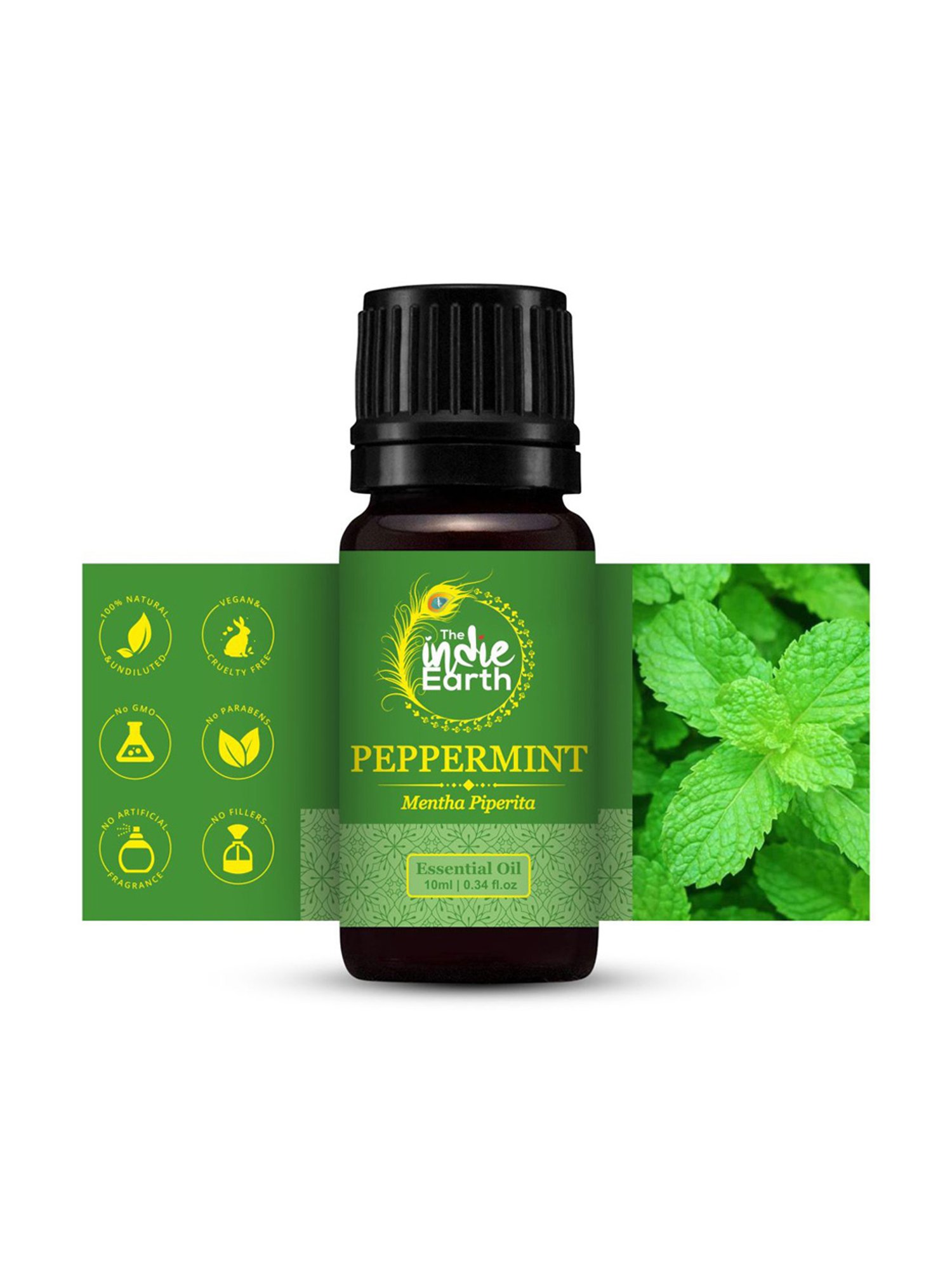 The Indie Earth Peppermint Essential Oil - 10 ml