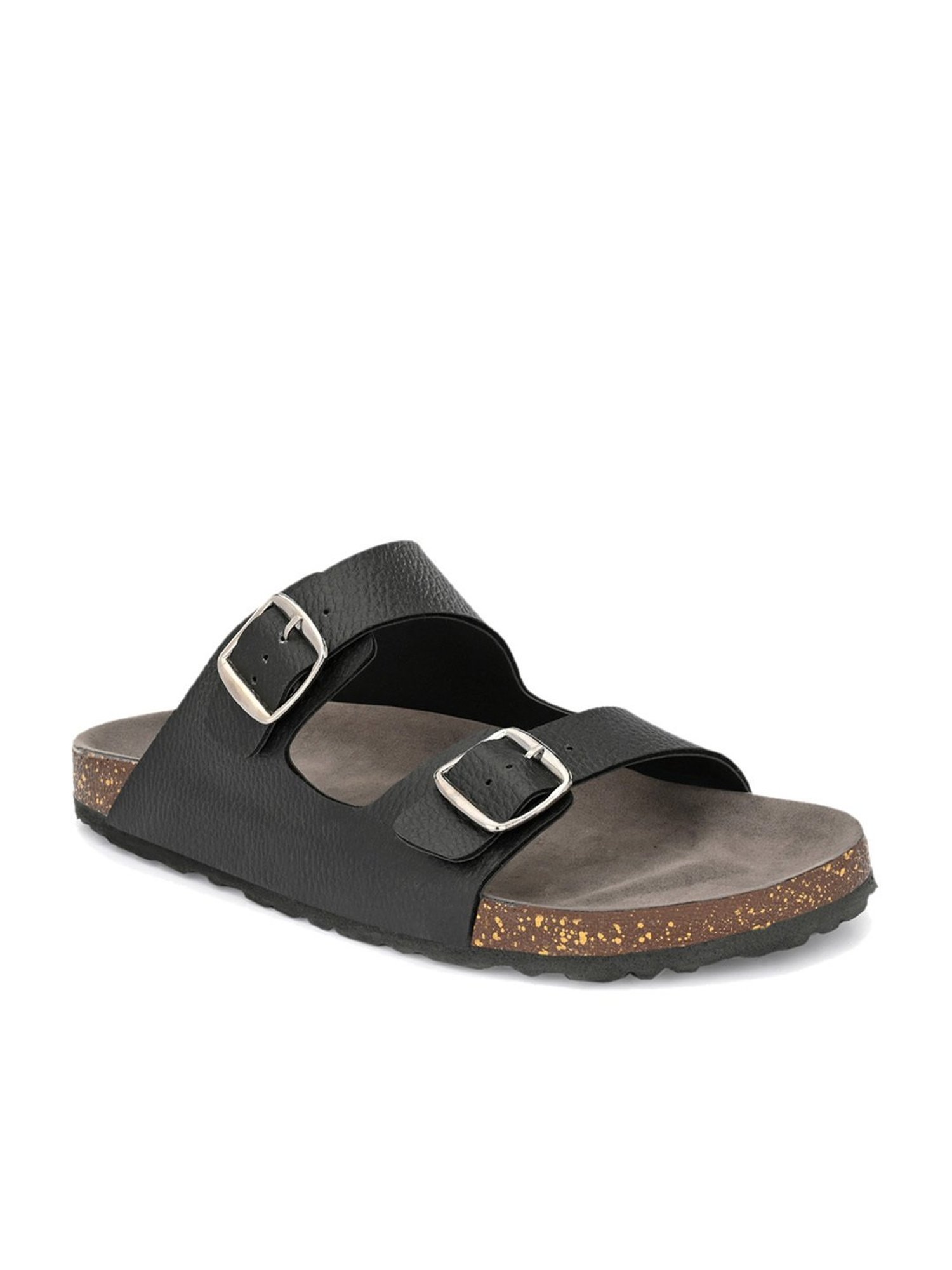 El Paso Men's Black Casual Sandals